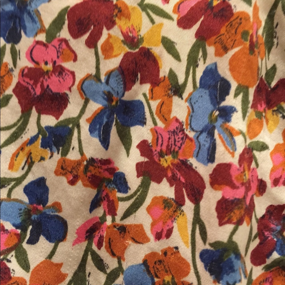Zara flowered girl top. Buttoned down. - Picture 2 of 5